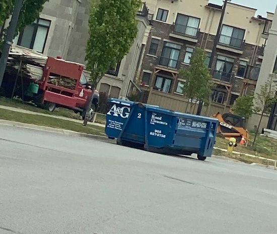 A & G disposal bins for gut renovations